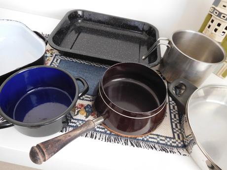 Samltované do kuchyne pekáče, hrnce, 