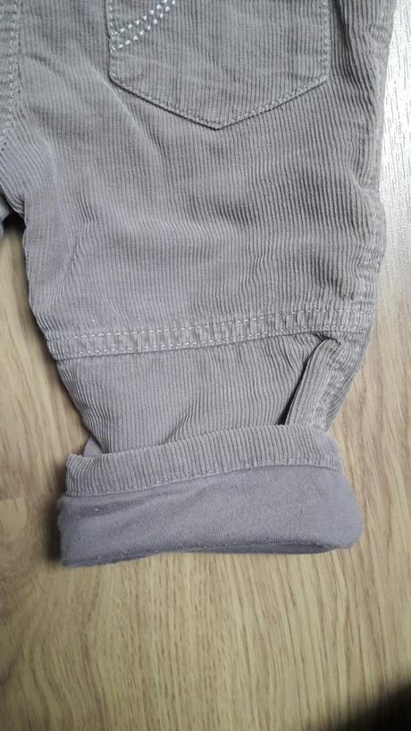 Zateplené menčestrové nohavice, č. 74, dopodopo,74