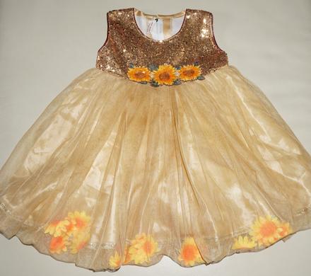 98 prilezitosne saty so slnecnicami,2-3 r., 98