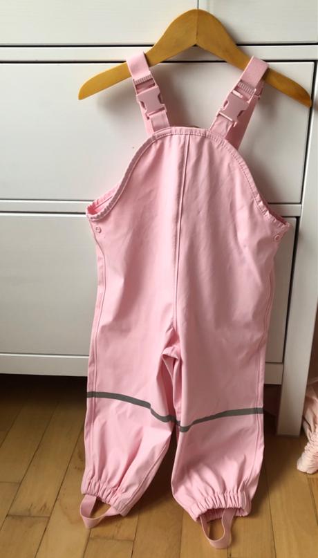 Ružové nohavice do dažďa lupilu, 86/92, lupilu,86