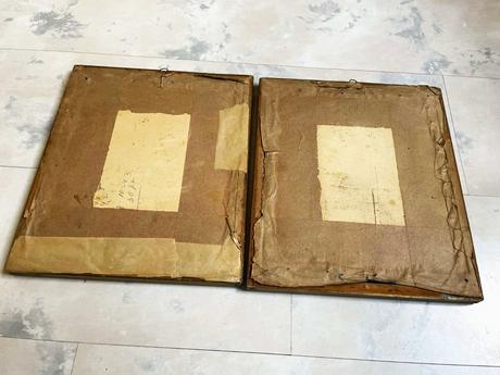 Starožitné obrazy 2 ks, 