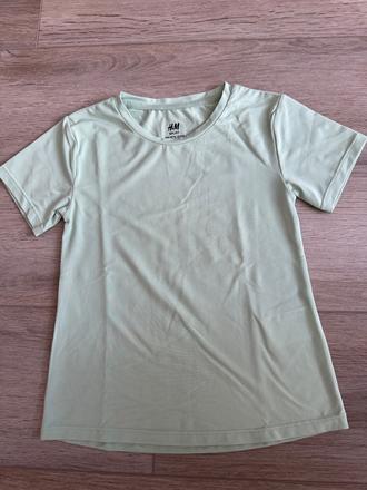 Funkčné tričko h&m sport 110/116 zelené, h&m,116