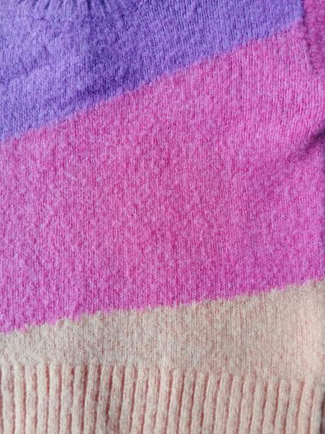 Ružovo fialový svetrík, h&m,74