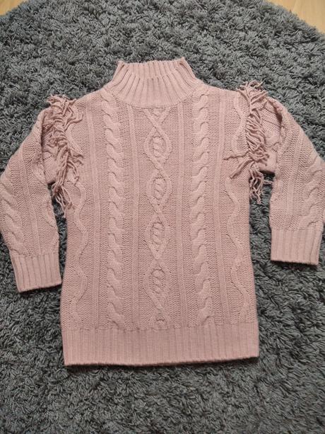 Dlhy pleteny pulover, reserved,146