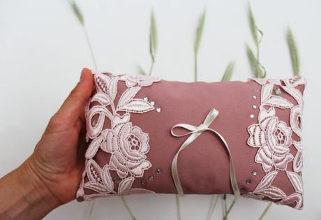 Vankúšik pod obrúčky staroružová, 