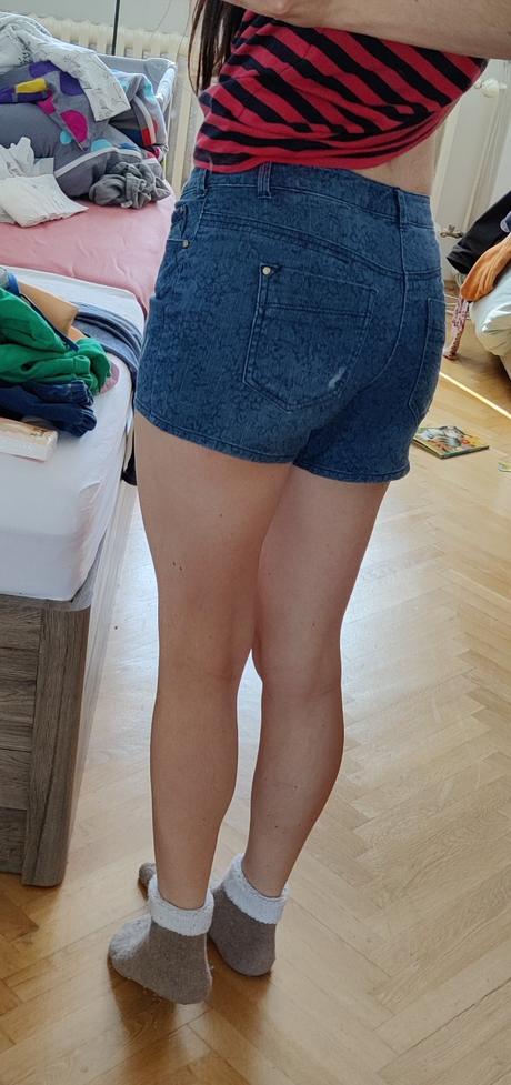 Riflove sortky, camaieu,38