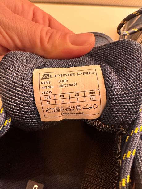 Turistické topánky alpine pro, alpine pro,42