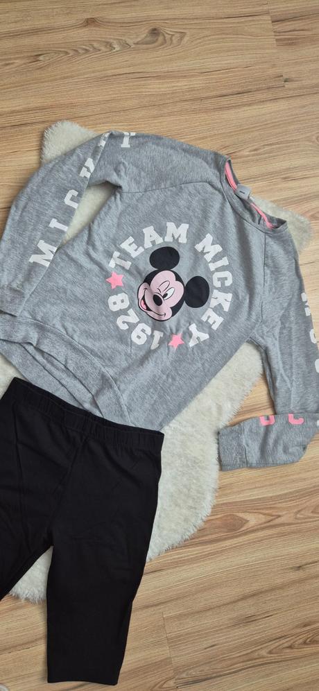 Set tričko ( mikina) a cyklistické šortky, disney,164