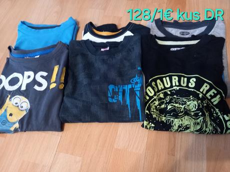 Tričká 122/128 dr, 128
