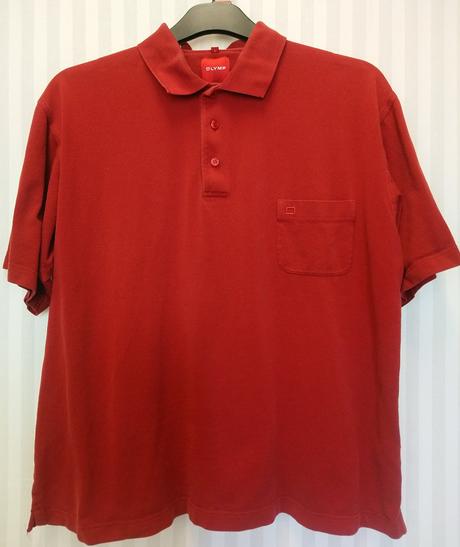 Pánske tmavo červené tričko, olymp, xl, xl