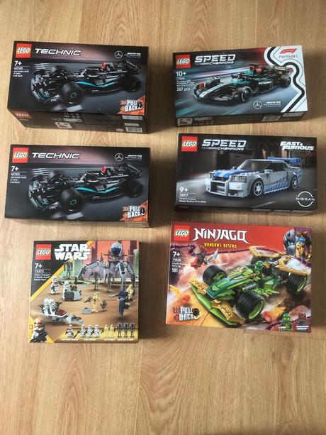 Lego mix technic, ninjago, star wars nové,