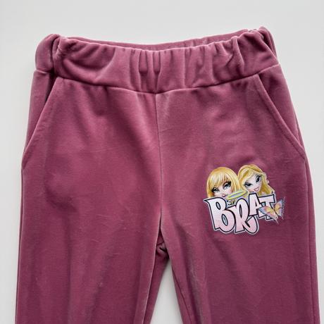 Dievčenské semišové tepláky bratz, 122 / 152 / 158