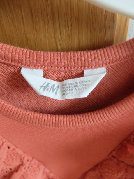 Mikinové šaty hm 122/128, h&m,122
