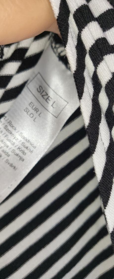 Prúžkovaná midi sukňa zn. orsay, orsay,l