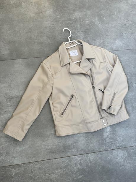 Koženková bunda, zara,140