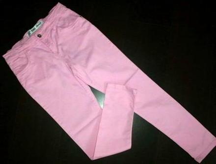 Trendy ružové slim rifle pre 11-12 roč. slečnu, denim co,152