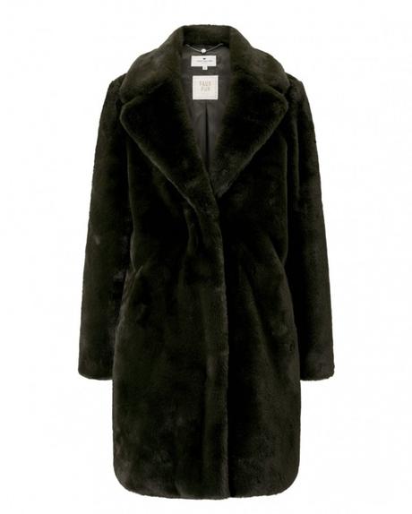 Kožušinový kabát -xs, tom tailor,xs