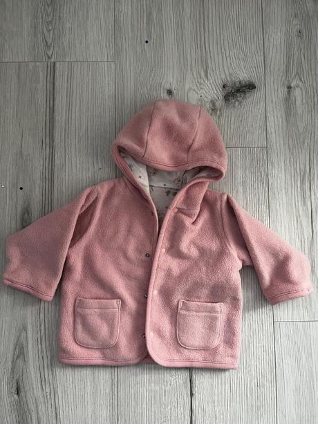 Ružová flísová mikina, 86