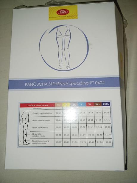 Kompresné stehenné pančuchy s/m, m / s