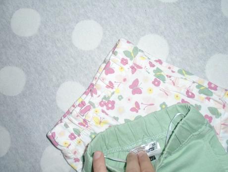 2 x šortky na 1 až 2 mesiace, ergee,56