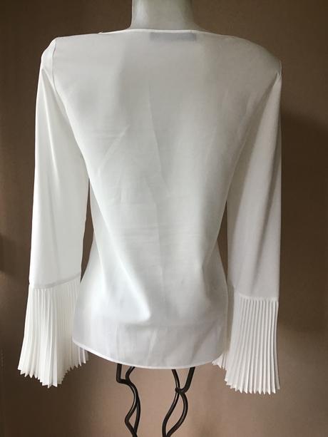 Bluzka s plisovanymi rukavmi/kra, xs