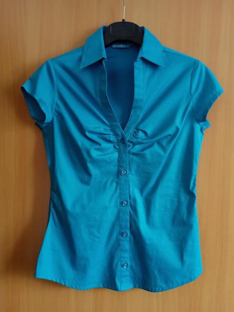 Košeľa tyrkysová, terranova,s