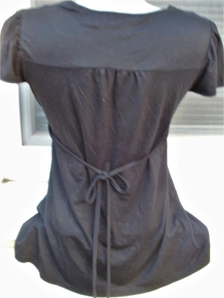 Čierna dlhšia tunika, h&m,s