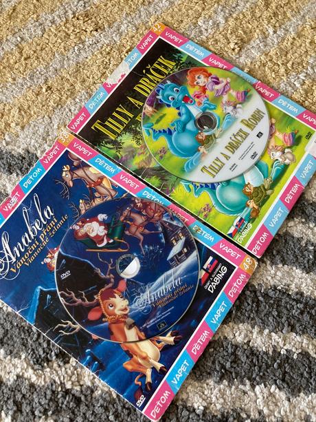 Dvd vapet rozprávky 4ks,