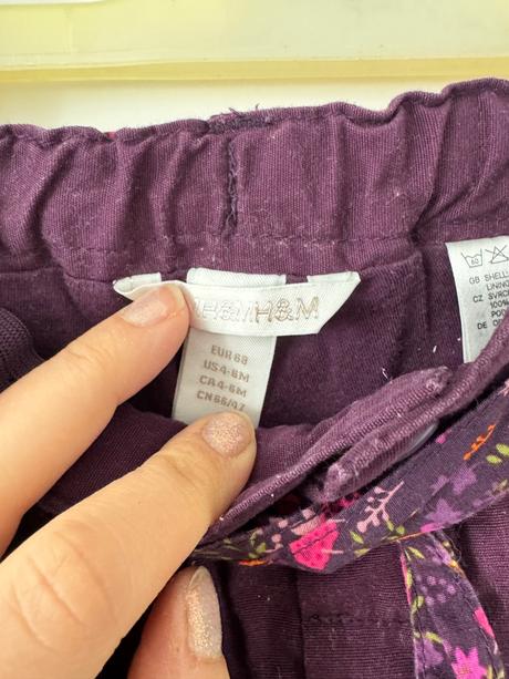 Dievčenske nohavice, h&m,68