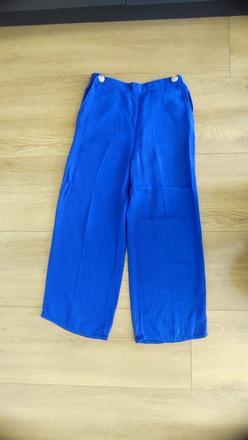 Ľanové nohavice top stav, mango,140