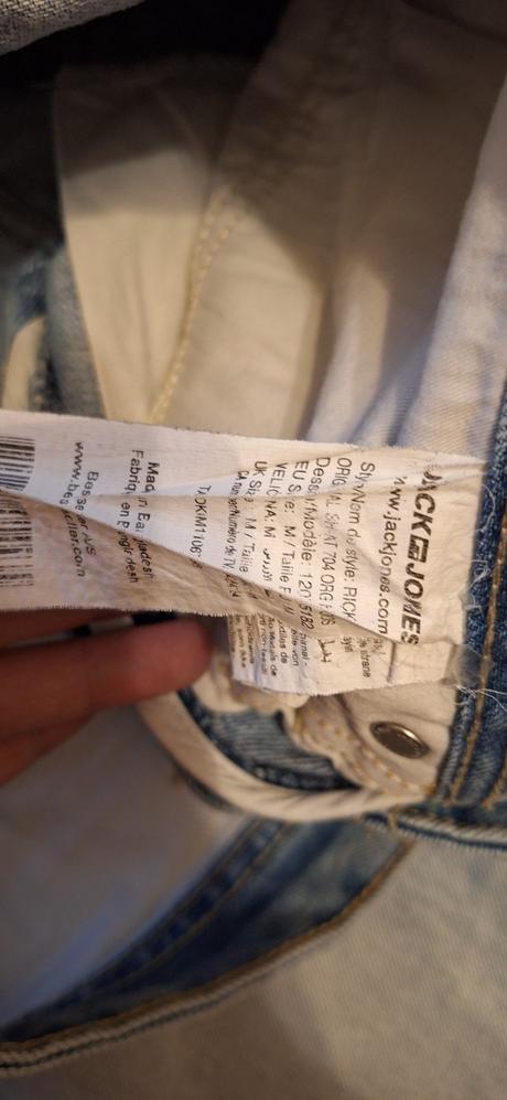 Pánske rifľové kraťasy, m