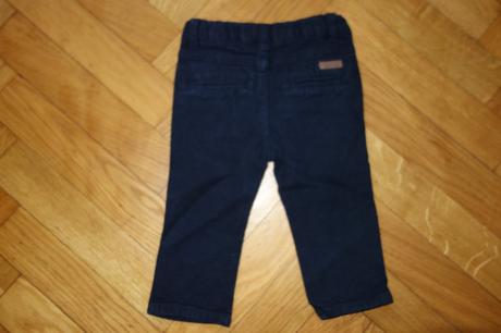 Spoločenské nohavice 6-9 mes, losan,74