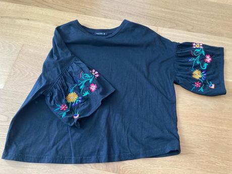 Kratky top s ludovym vzorom, calliope,xs