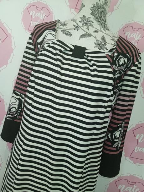 Pásikavé šaty 44/46, 44