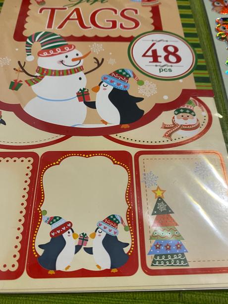 Krásne dekoratívne vianočné nálepky 3 druhy,