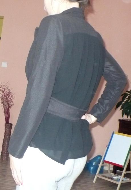 Čierne sako / kabátik - nikdy nenosené, s