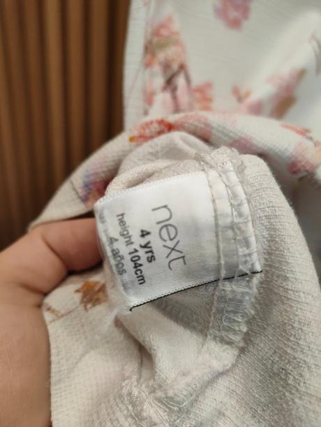 Šaty next kvietkové, next,104