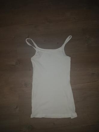 Biele basic tielko, m