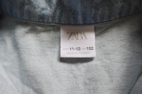Mäkké riflové šaty zara, zara,152