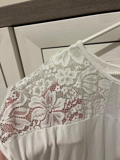 Tričko s čipkou, xl