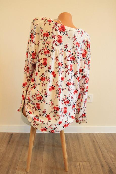 Kvetinová viskózová blúzka, xxl, xxl