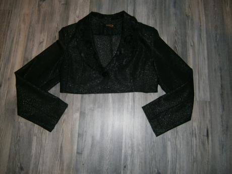 Sviatočné šaty čierno + lesk, 42