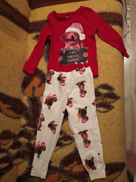 Vianočné pyzamo so psikom, f&f,98