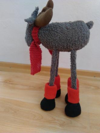 Vianočný sob so salom,