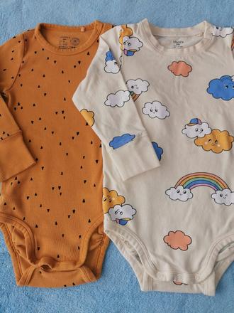 Body vrubkovane, oblaciky, lindex,80