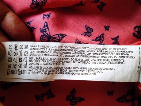 Blúzka s motýľmi, zn. bershka, veľ. s-m, bershka,s