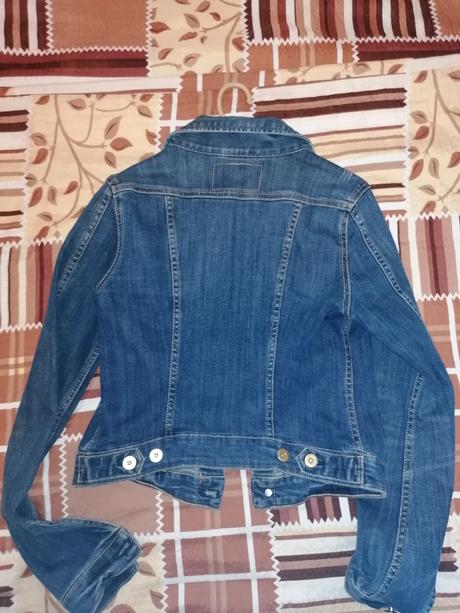 Riflová bunda, h&m,34