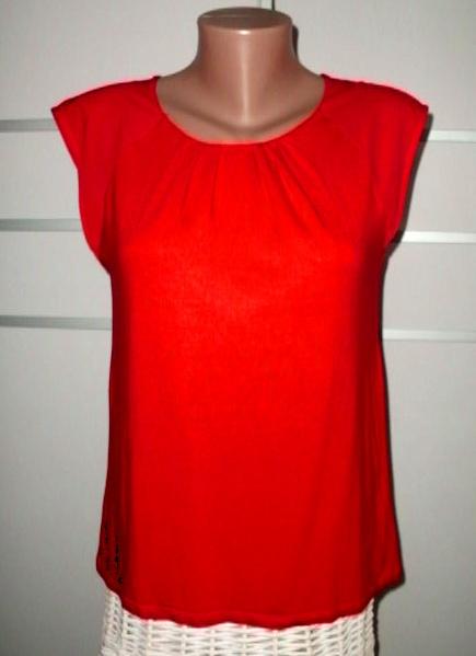Jednoduchý červený top od zn. esprit - veľ. s-m, esprit,m