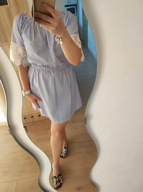 Šaty s krajkou veľ s/m, m