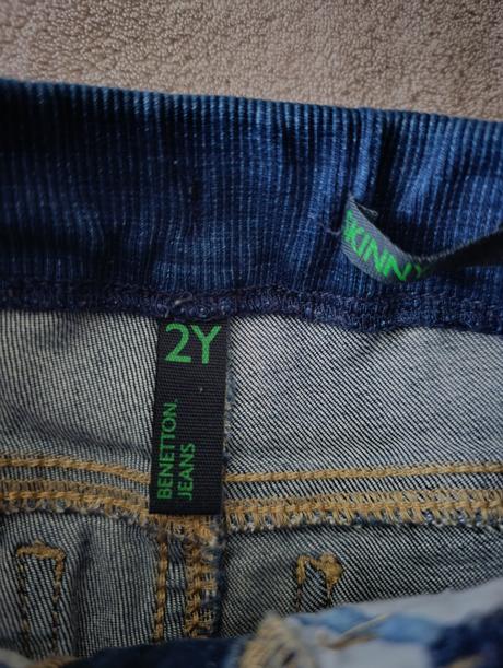 Dievčenské rifle benetton, benetton,86